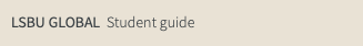 LSBU GLOBAL Student guide