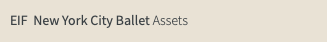 EIF New York City Ballet Assets